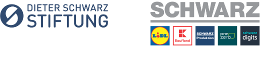 Logos Schwarz Gruppe und Schwarz Stiftung